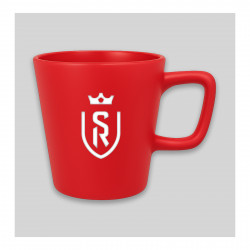 Mug rouge gravé